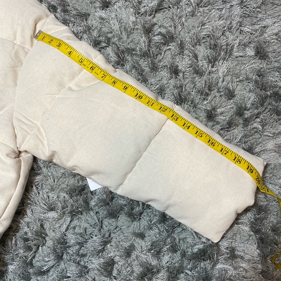 New Asos Design Women’s Cream Washed Linen Puffer Jacket Size US 6 - Picture 16 of 16